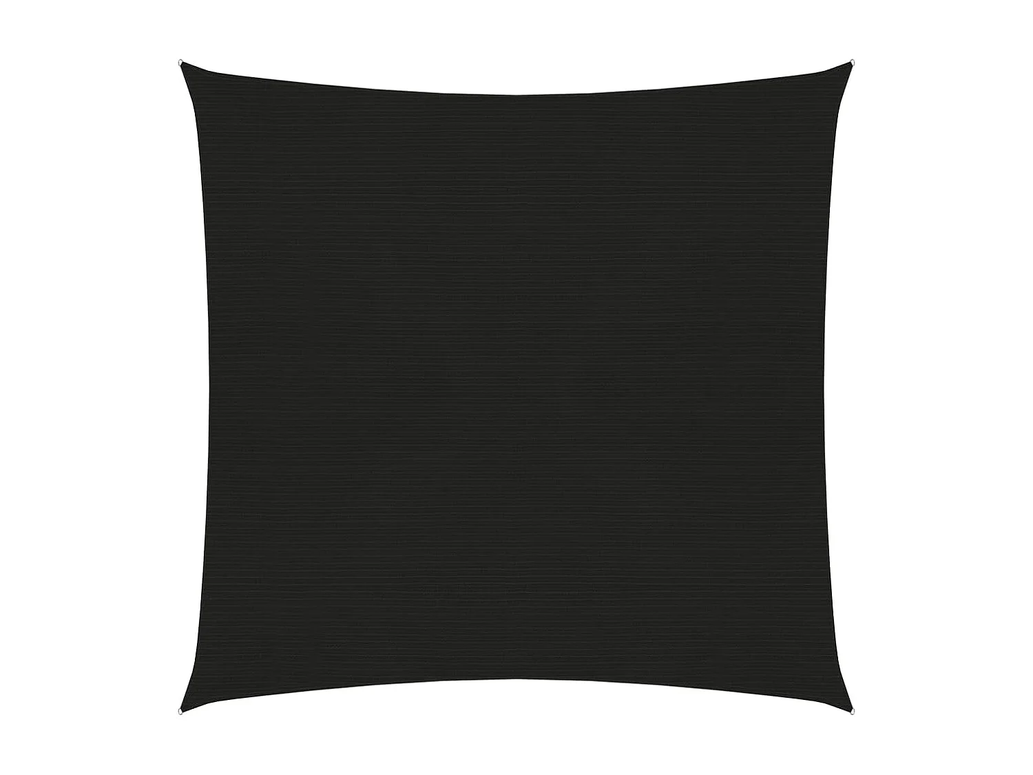 Voile d'ombrage 160 g/m² Noir 4,5x4,5 m PEHD FR89231