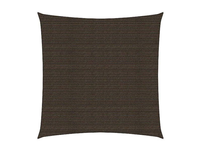 Voile d'ombrage 160 g/m² Marron 3x3 m PEHD FR31873