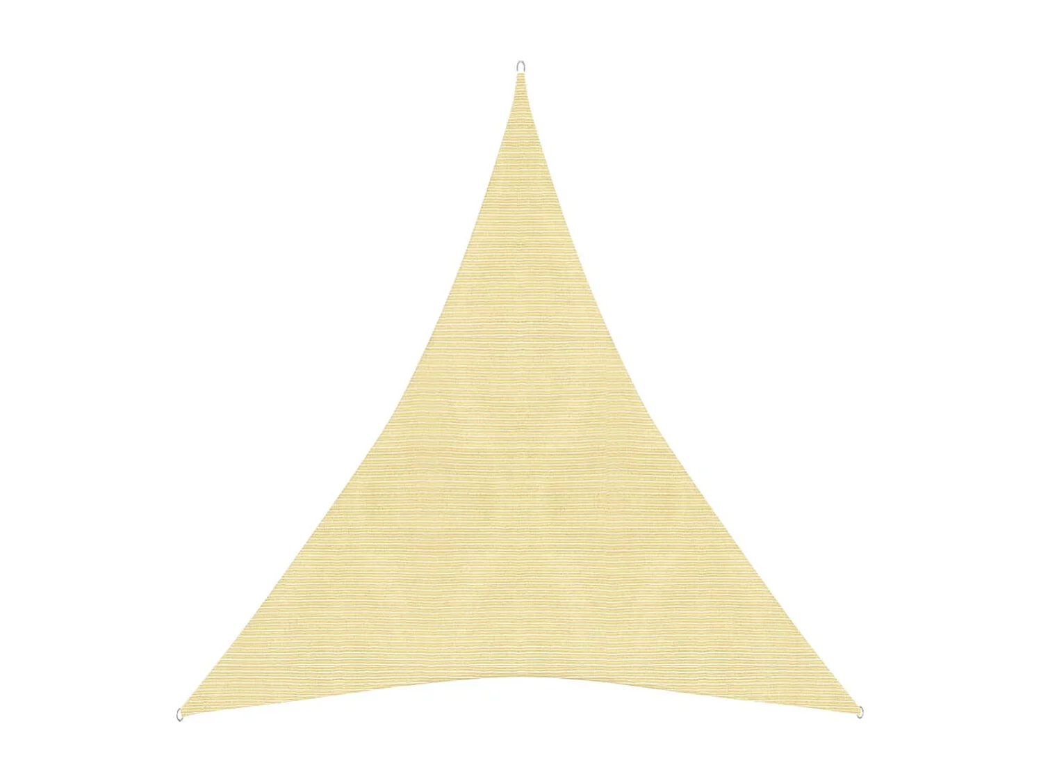 Voile d'ombrage 160 g/m² Beige 4x5x5 m PEHD FR98744