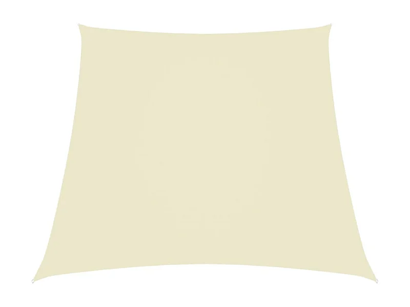 Zonnezeil trapezium 2/4x3 m oxford stof crèmekleurig BE700487