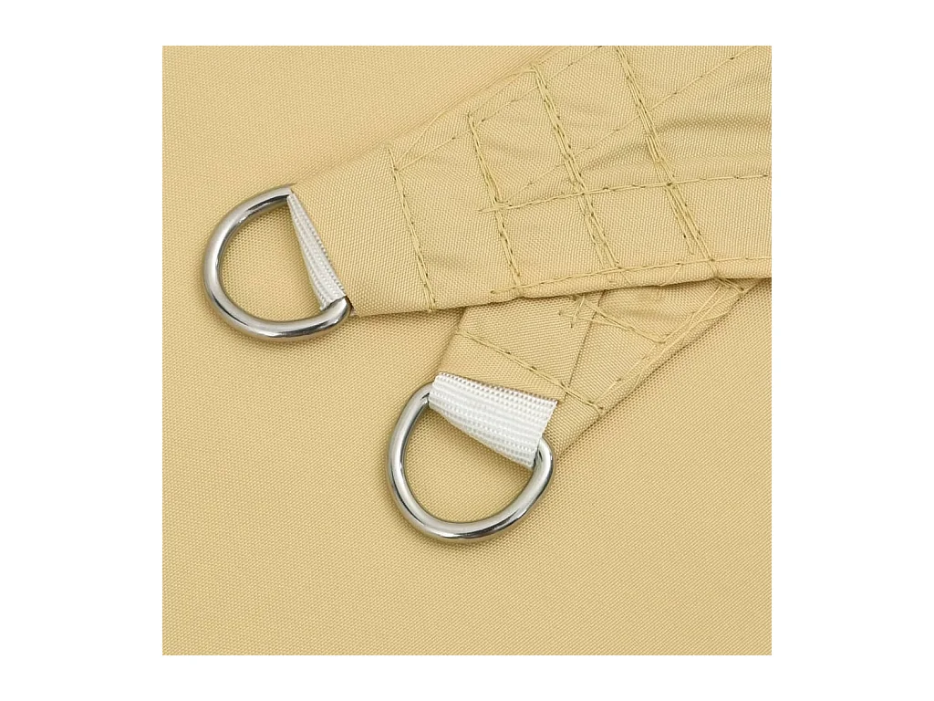 Toldo de vela poliéster oxford 100% arena 3x4x4 m ES888857