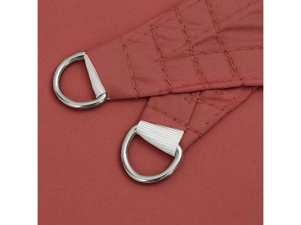 Toldo de vela cuadrado de tela Oxford 2x2 m terracotta ES802018