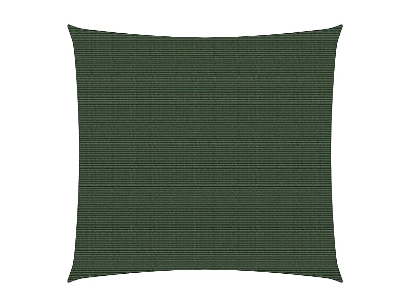 Toldo de vela HDPE verde oscuro 160 g/m² 2,5x2,5 m ES106932