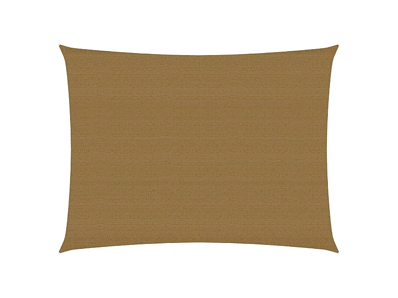 Voile d'ombrage 160 g/m² Taupe 3x4,5 m PEHD FR35608