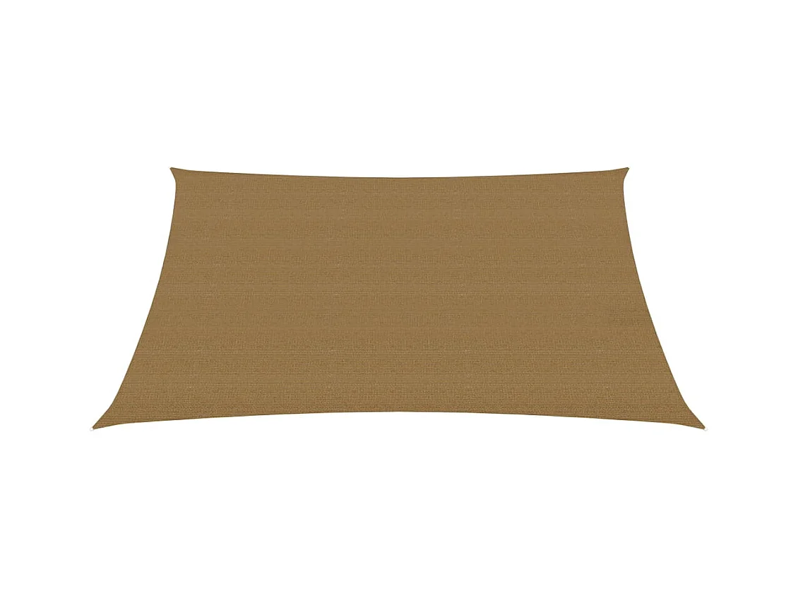 Voile d'ombrage 160 g/m² Taupe 3x4,5 m PEHD FR35608