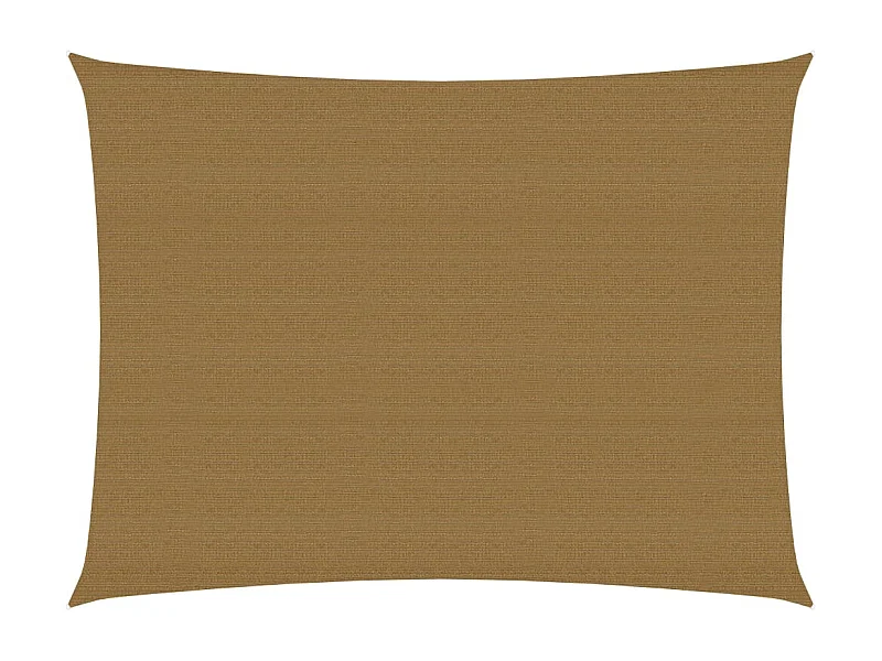Voile d'ombrage 160 g/m² Taupe 3x4,5 m PEHD FR35608