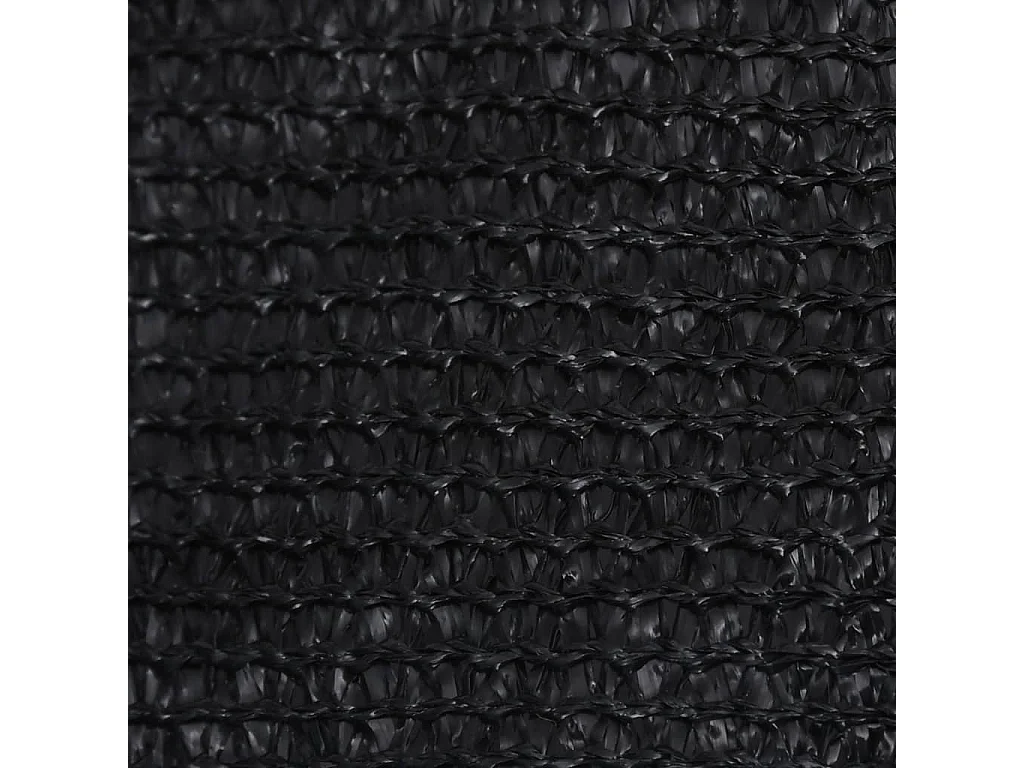 Voile d'ombrage 160 g/m² Noir 5x7 m PEHD FR68285