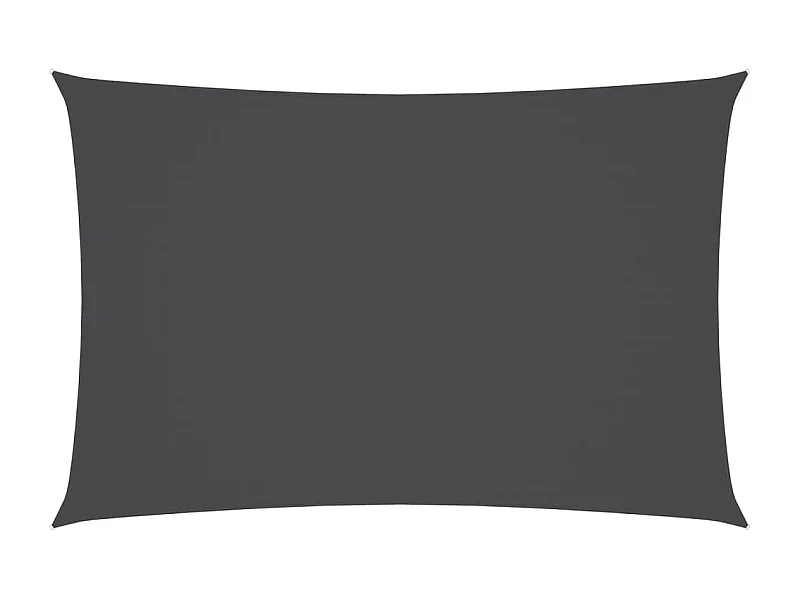 Voile d'ombrage Tissu Oxford rectangulaire 5x7 m Anthracite FR93685