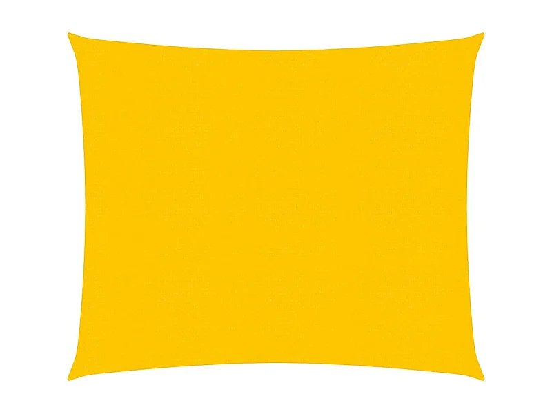 Voile d'ombrage 160 g/m² carré jaune 4x4 m PEHD FR85025