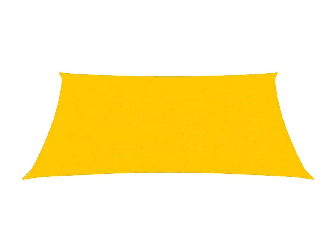 Voile d'ombrage 160 g/m² carré jaune 4x4 m PEHD FR85025