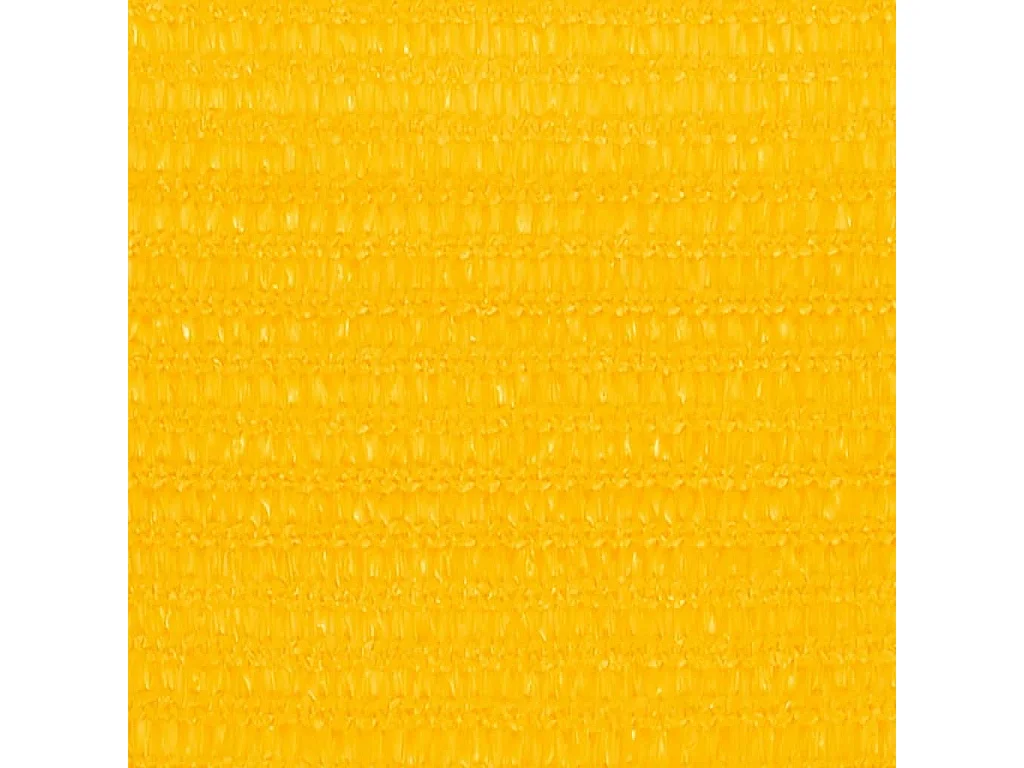 Voile d'ombrage 160 g/m² carré jaune 4x4 m PEHD FR85025