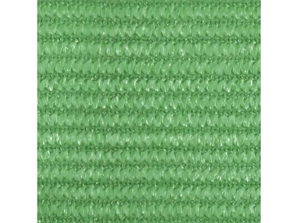 Toldo de vela HDPE verde claro 160 g/m² 4x6 m ES988342
