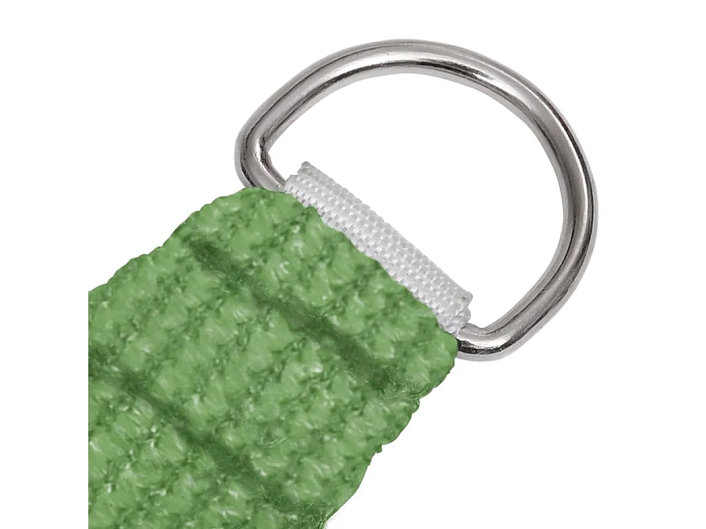 Toldo de vela HDPE verde claro 160 g/m² 4x6 m ES988342