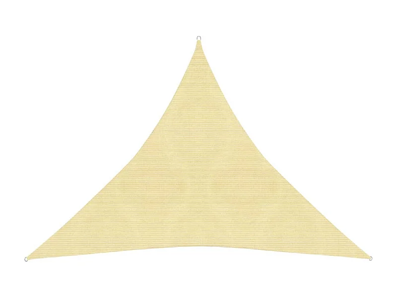 Voile d'ombrage 160 g/m² Marron 4,5x4,5x4,5 m PEHD FR82312