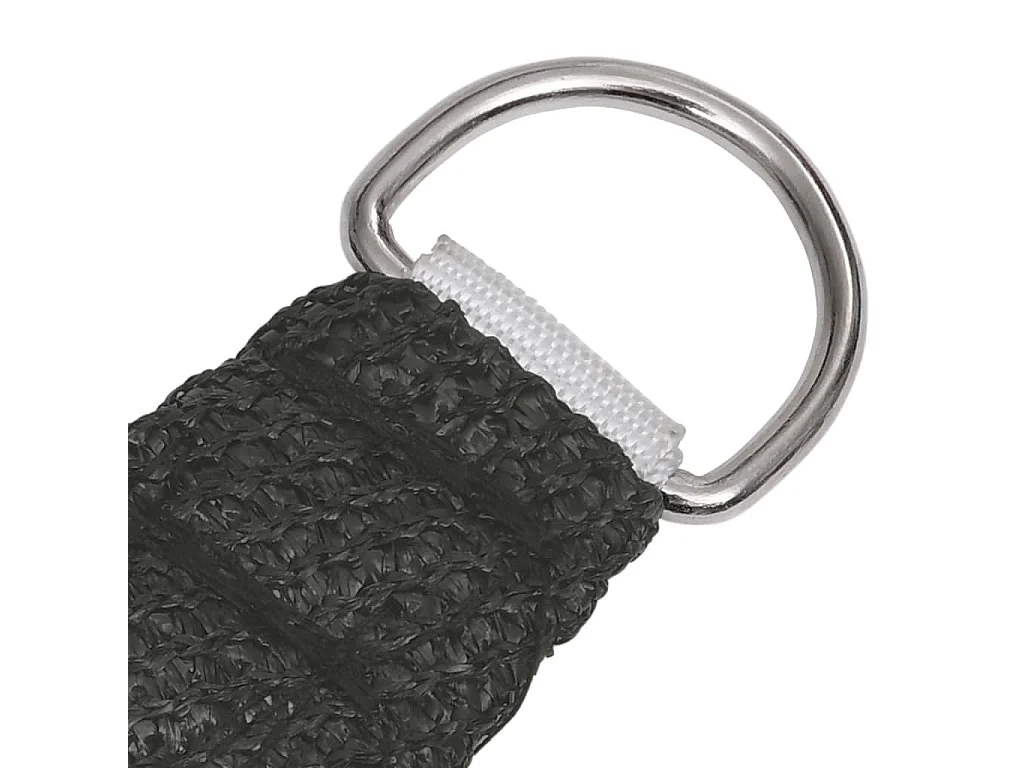 Toldo de vela gris antracita HDPE 160 g/m² 2x3 m ES140167