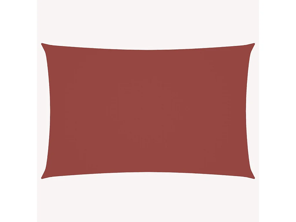 Toldo de vela rectangular tela Oxford terracota 4x7 m ES557277