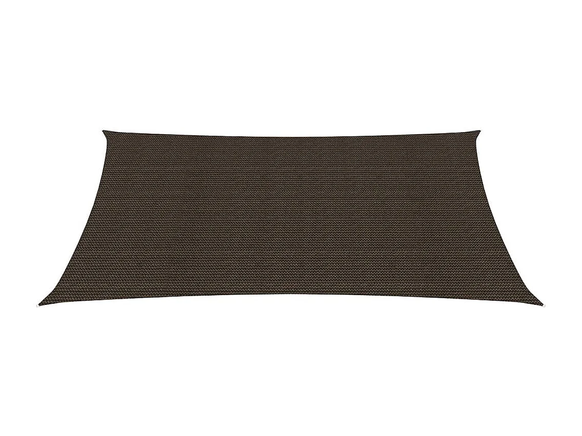 Voile d'ombrage 160 g/m² Marron 2,5x3,5 m PEHD FR92799