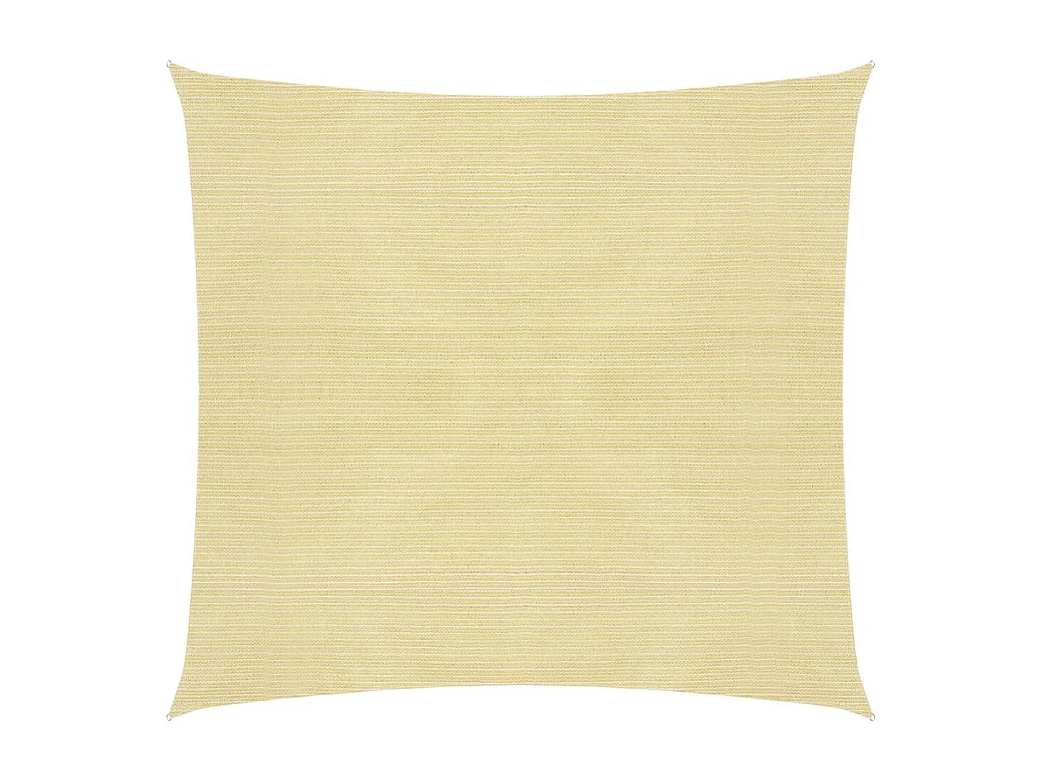 Voile d'ombrage PEHD Carré 2 x 2 m Beige FR48095