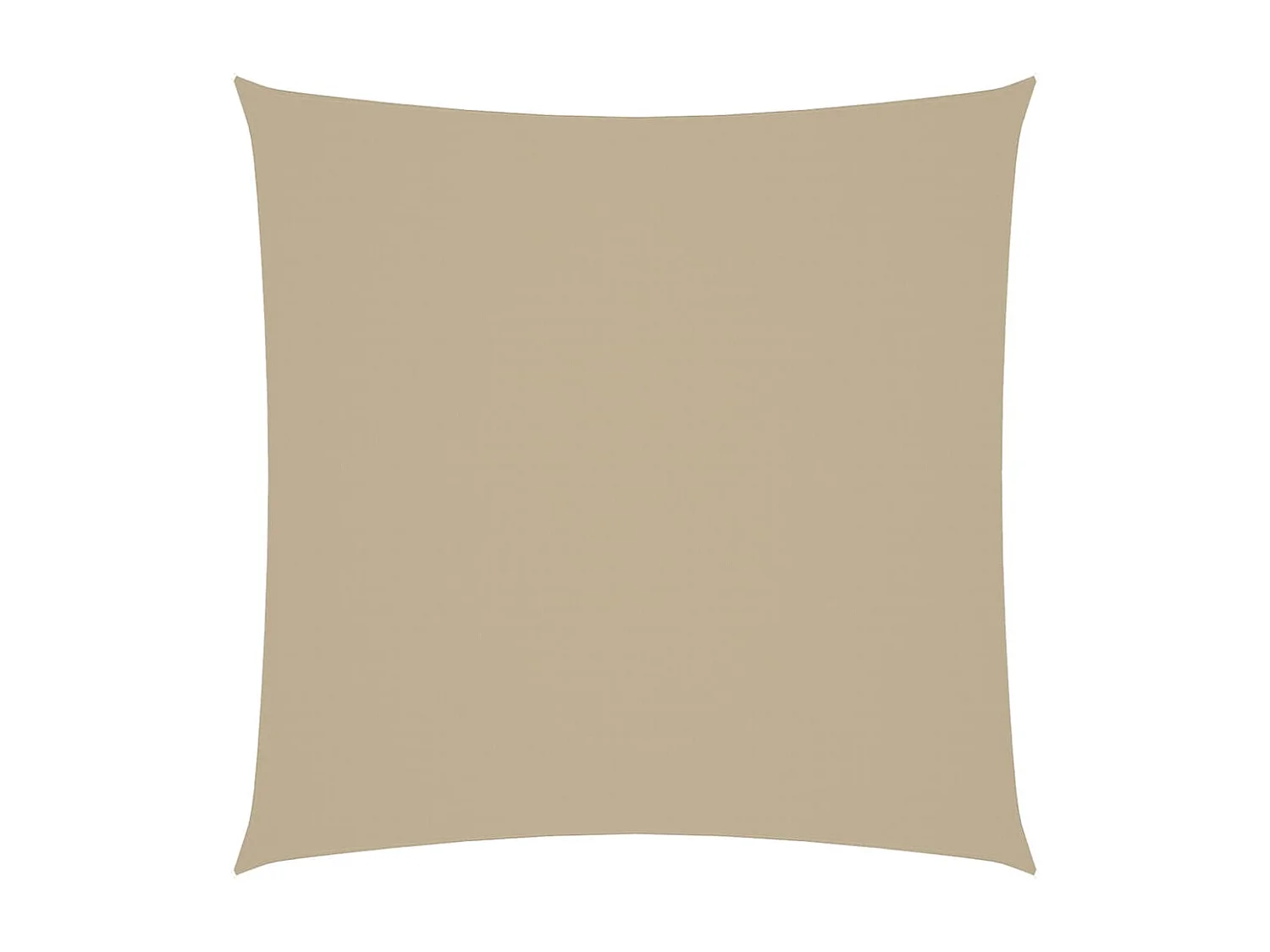 Zonnescherm vierkant 3x3 m oxford stof beige BE392511