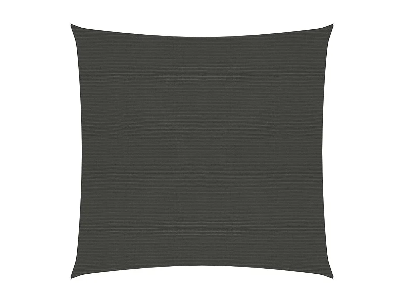 Zonnezeil 160 g/m² 3x3 m HDPE antracietkleurig BE662237