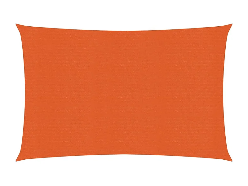 Voile d'ombrage 160 g/m² Orange 2,5x3,5 m PEHD FR49152