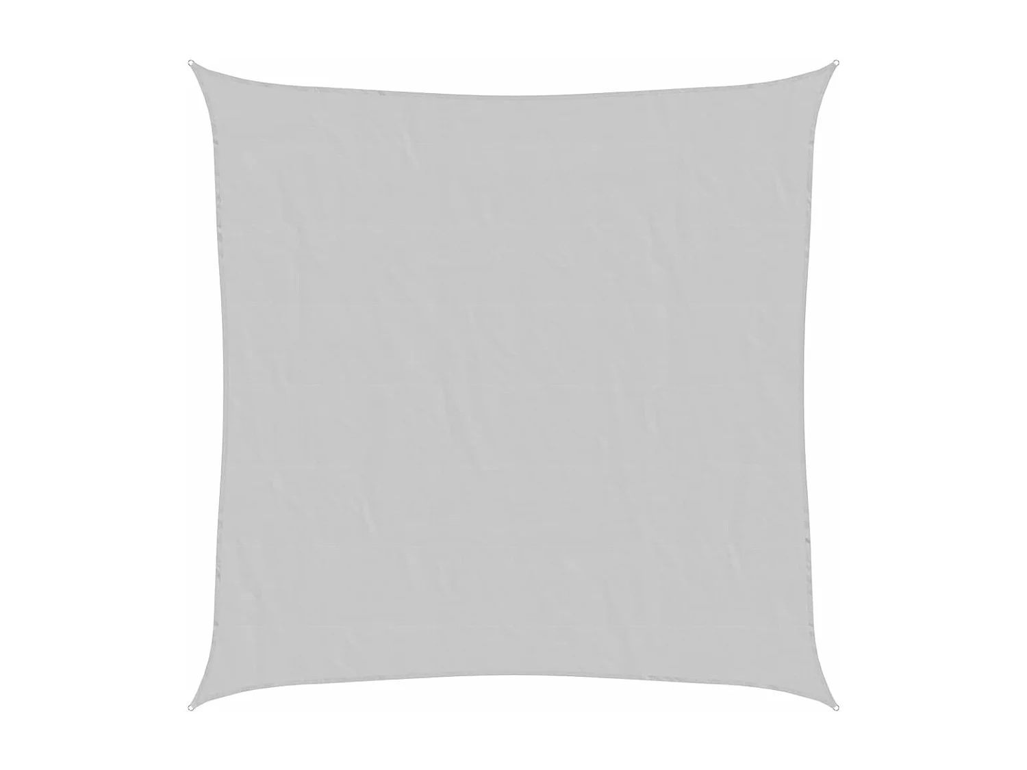 Voile d'ombrage gris clair 4x4 m 100% polyester oxford FR96358