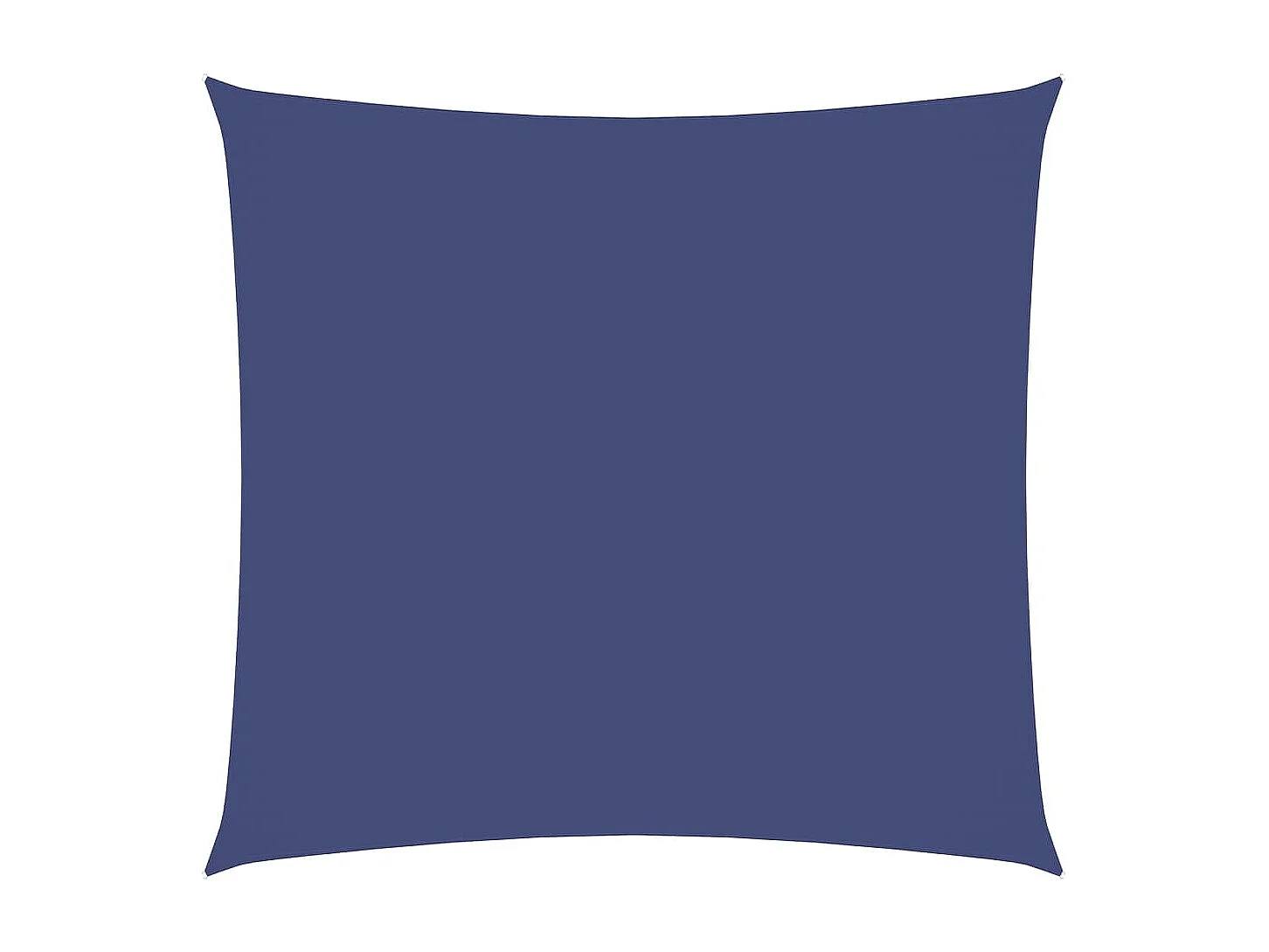 Toldo de vela cuadrado tela Oxford azul 2,5x2,5 m ES992813