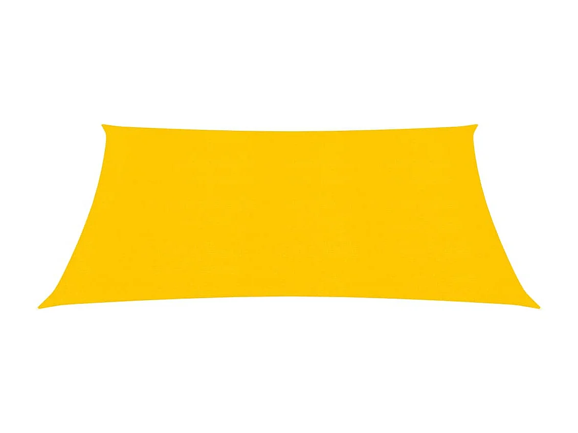 Toldo de vela amarillo HDPE 160 g/m² 3x3 m ES545377