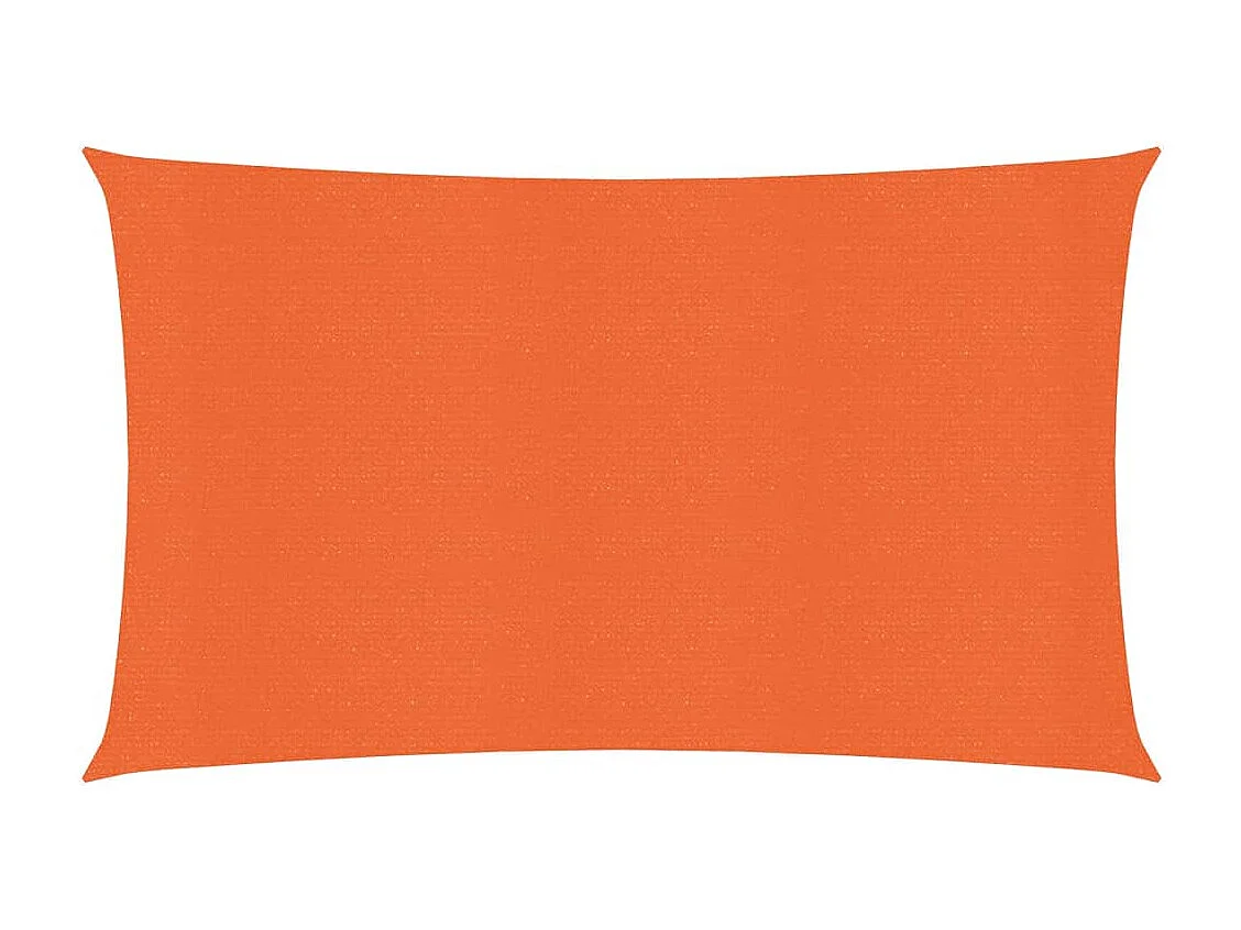Voile d'ombrage 160 g/m² Orange 2,5x5 m PEHD FR48462