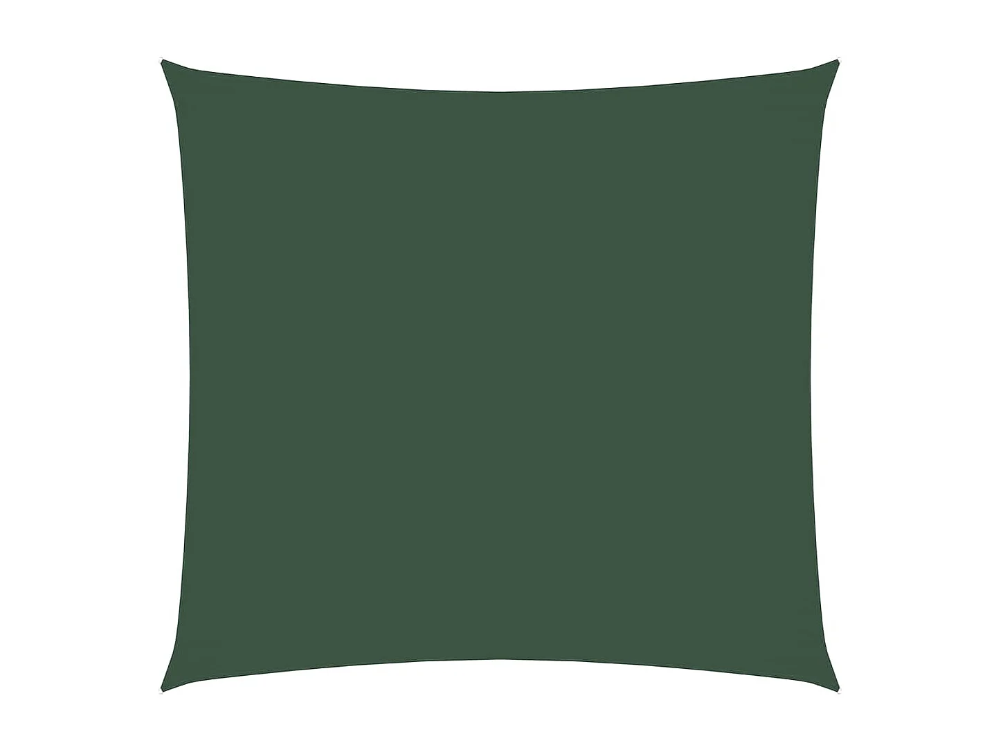 Toldo de vela cuadrado tela Oxford verde oscuro 4,5x4,5 m ES931621