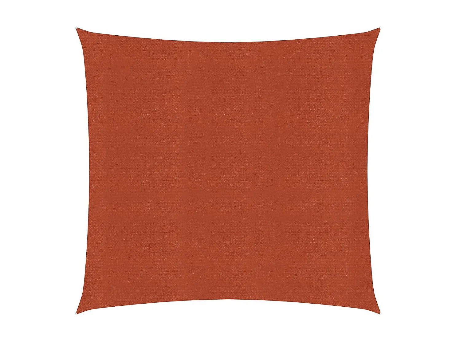 Voile d'ombrage 160 g/m² carré terre cuite 2,5x2,5 m PEHD FR29865