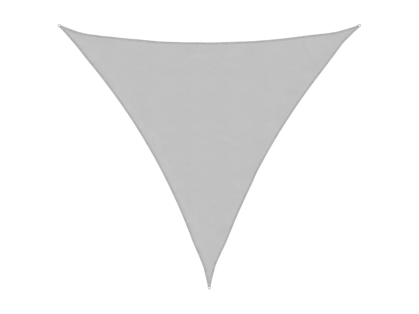 Voile d'ombrage gris clair 2x2x2 m 100% polyester oxford FR47955