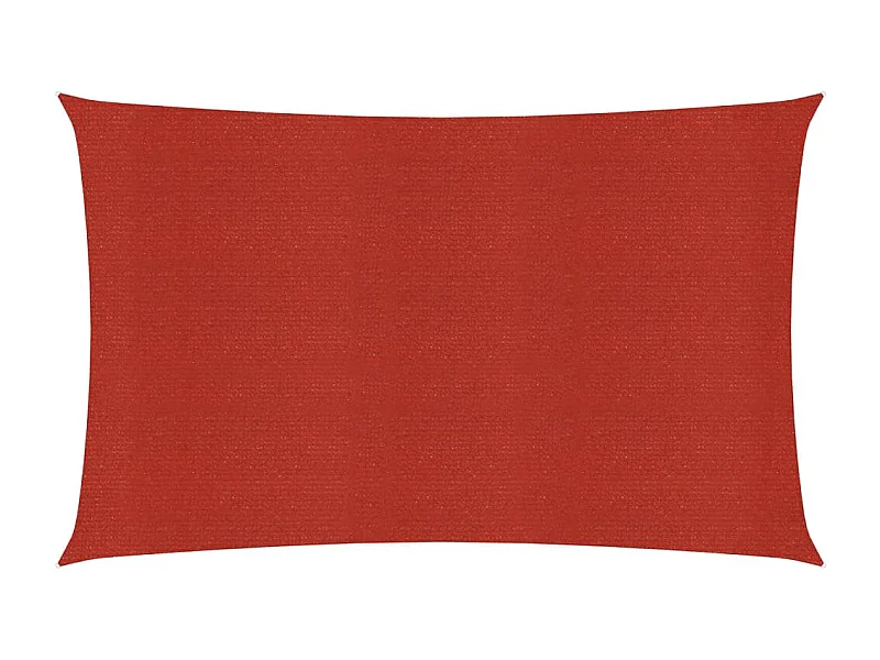 Voile d'ombrage 160 g/m² Rouge 3x6 m PEHD FR78247