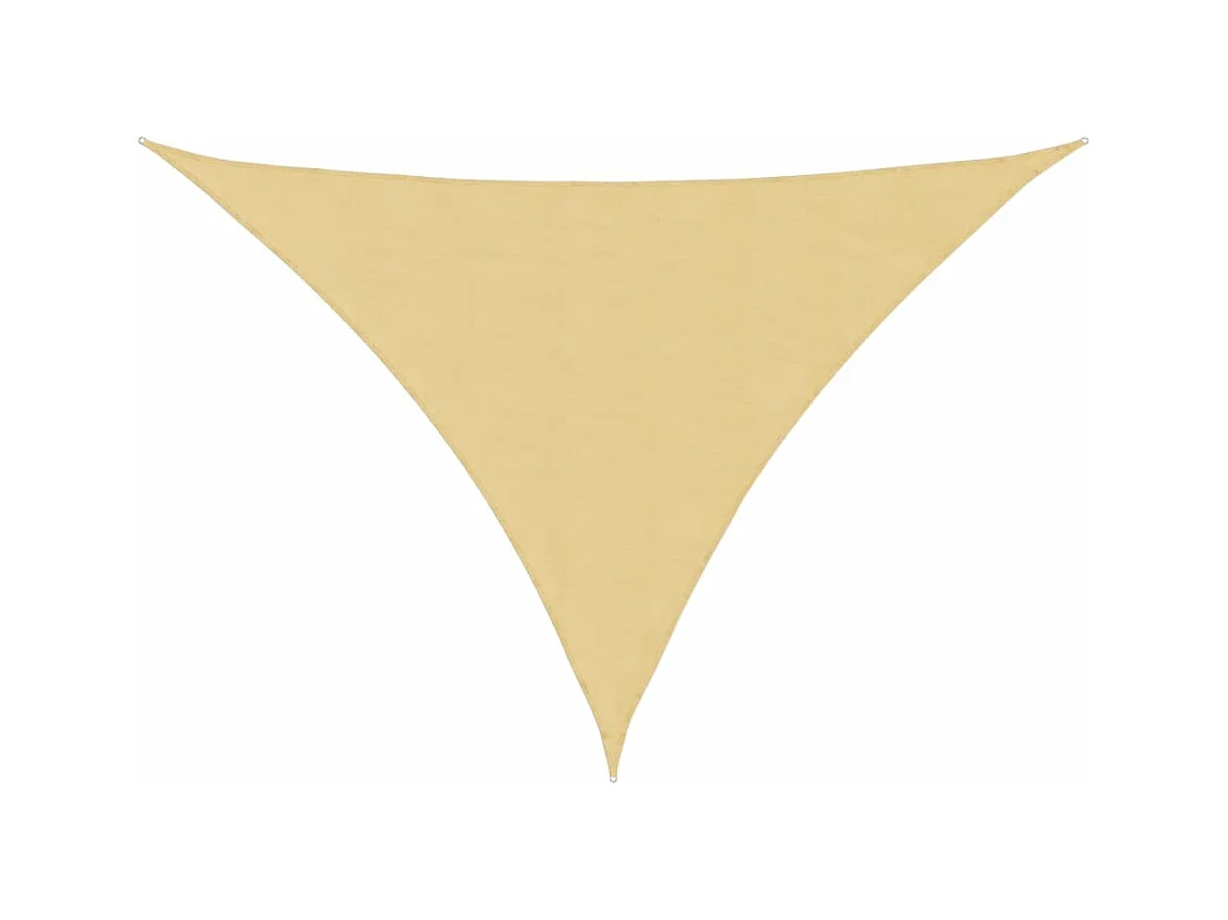 Toldo de vela poliéster oxford 100% arena 7x5x5 m ES102953