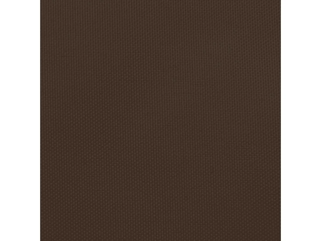 Voile d'ombrage tissu oxford rectangulaire 3x4,5 m marron FR81681