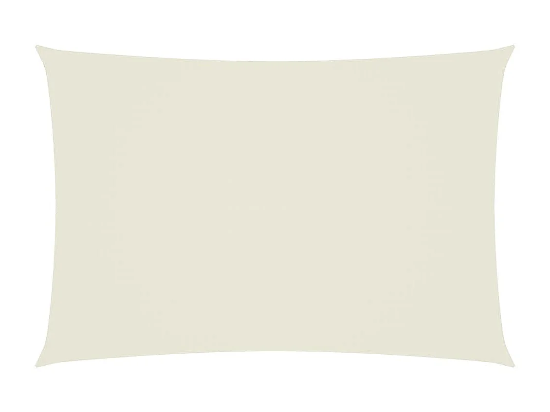 Zonnescherm rechthoekig 2,5x4,5 m oxford stof crèmekleurig BE317568