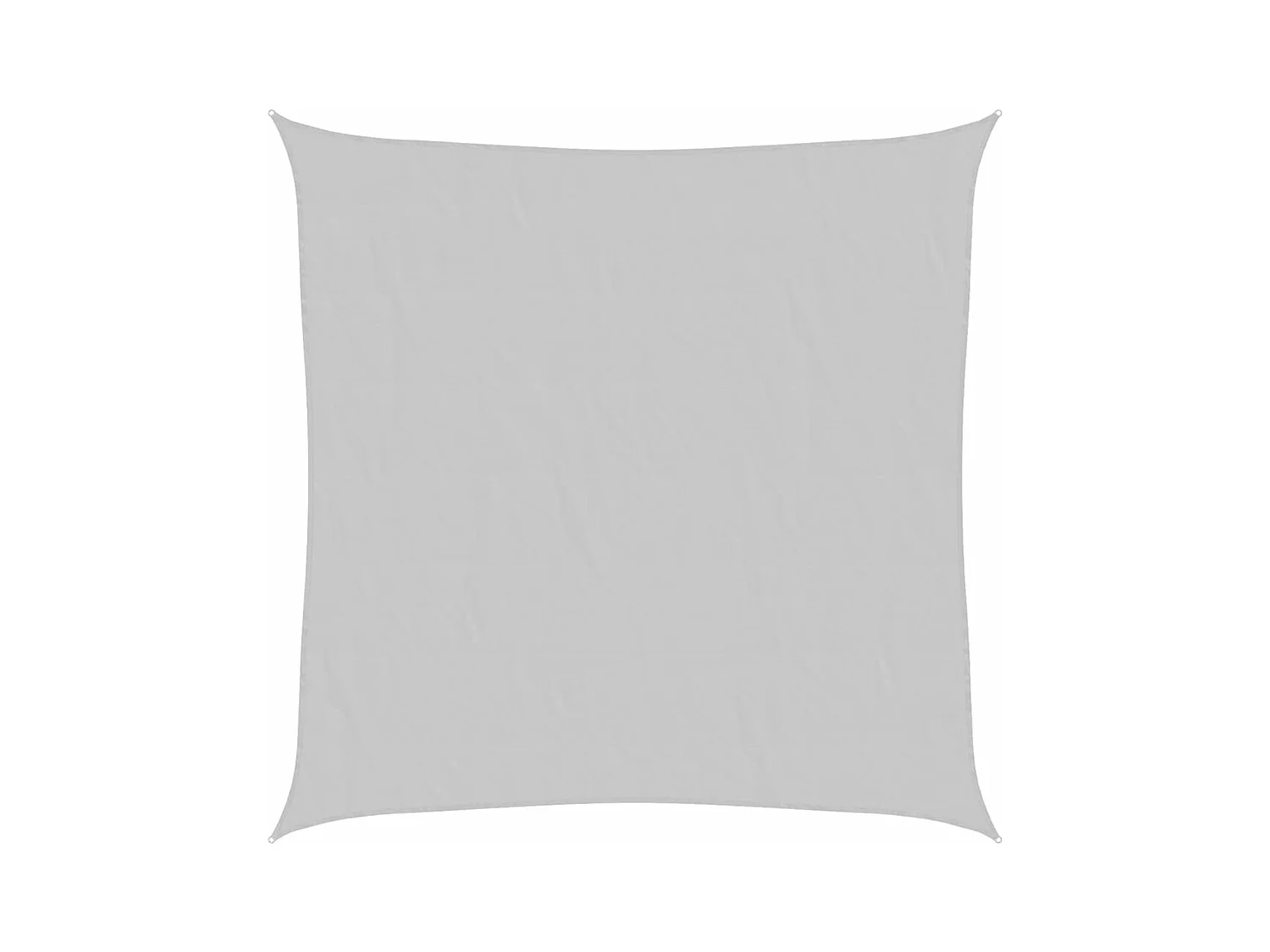 Voile d'ombrage gris clair 7x7 m 100% polyester oxford FR51776