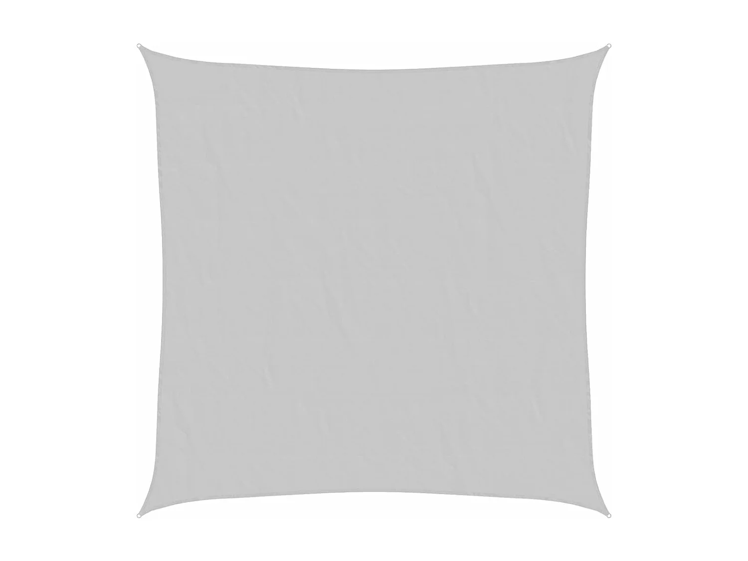 Voile d'ombrage gris clair 7x7 m 100% polyester oxford FR51776