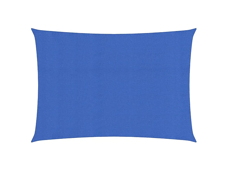 Voile d'ombrage 160 g/m² Bleu 2,5x4,5 m PEHD FR62125
