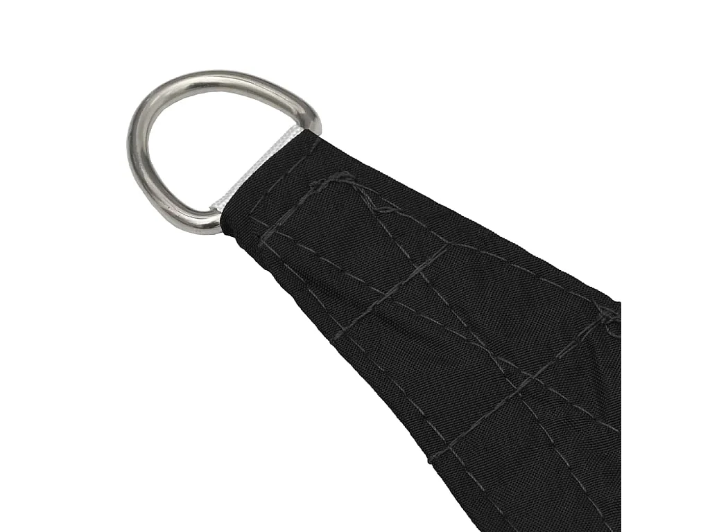Toldo de vela rectangular tela Oxford negro 2x4 m ES331335