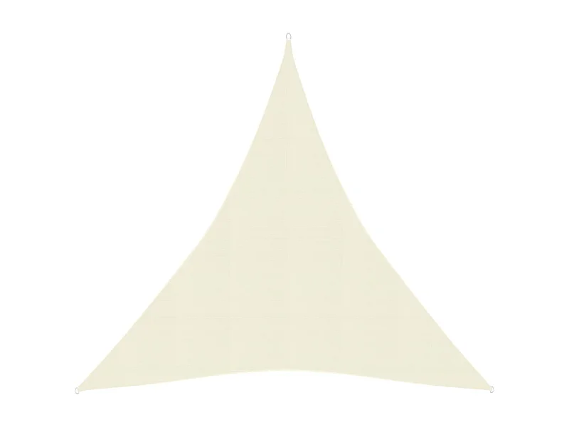 Voile d'ombrage 160 g/m² Crème 3x4x4 m PEHD FR50628