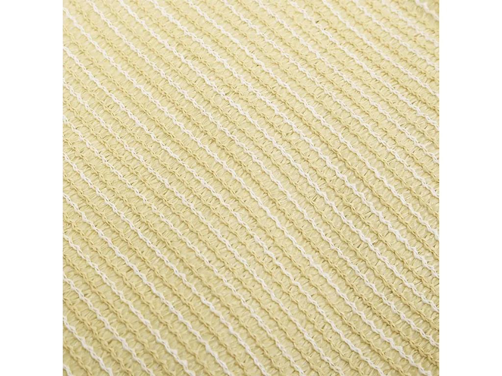 Voile d'ombrage 160 g/m² Beige 4x4x5,8 m PEHD FR60363