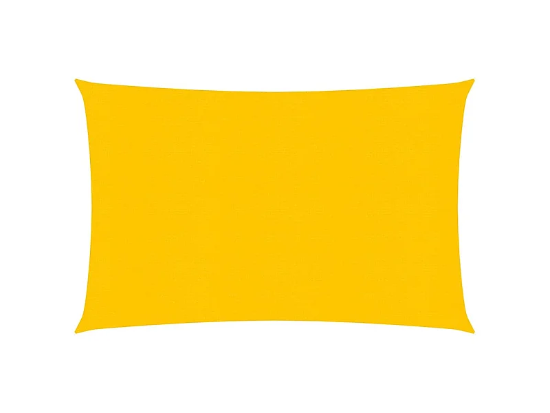 Voile d'ombrage 160 g/m² Jaune 3x5 m PEHD FR18941