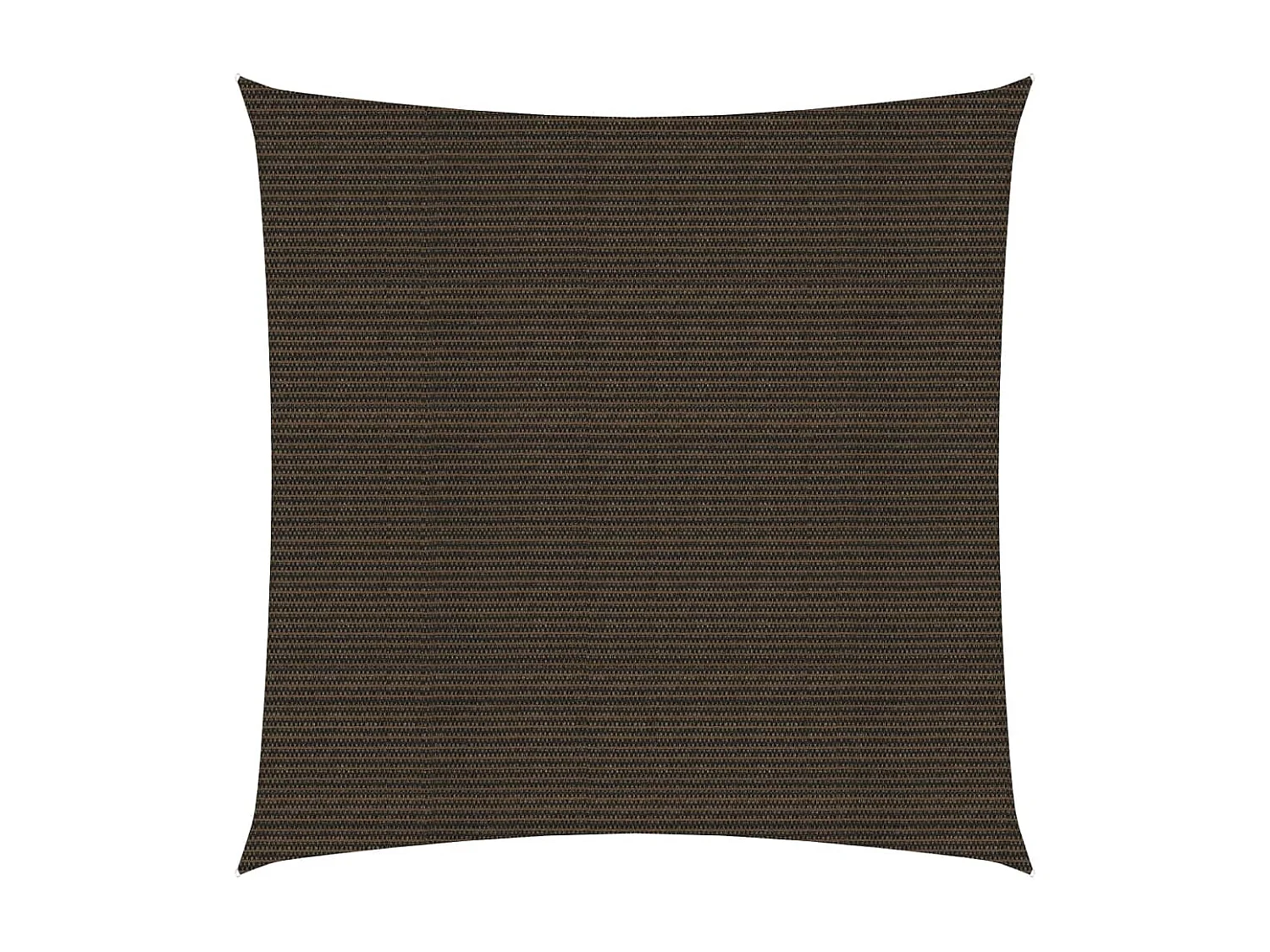 Voile d'ombrage 160 g/m² Marron 2,5x2,5 m PEHD FR96213