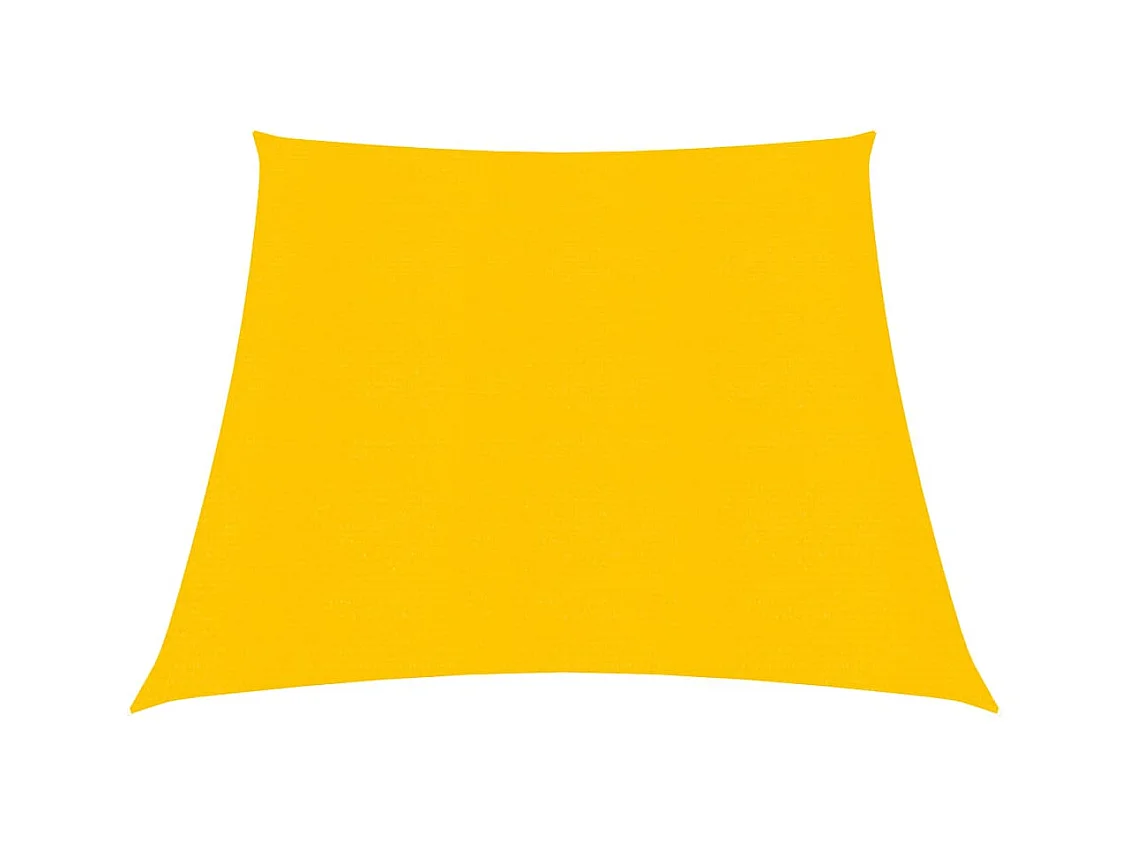 Toldo de vela HDPE amarillo 160 g/m² 3/4x2 m ES548741