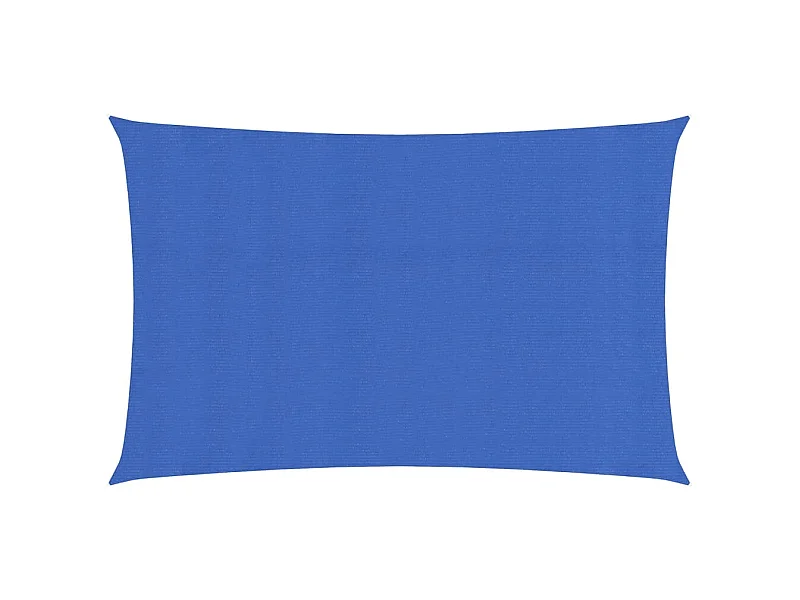Voile d'ombrage 160 g/m² rectangulaire bleu 3x6 m PEHD FR25768