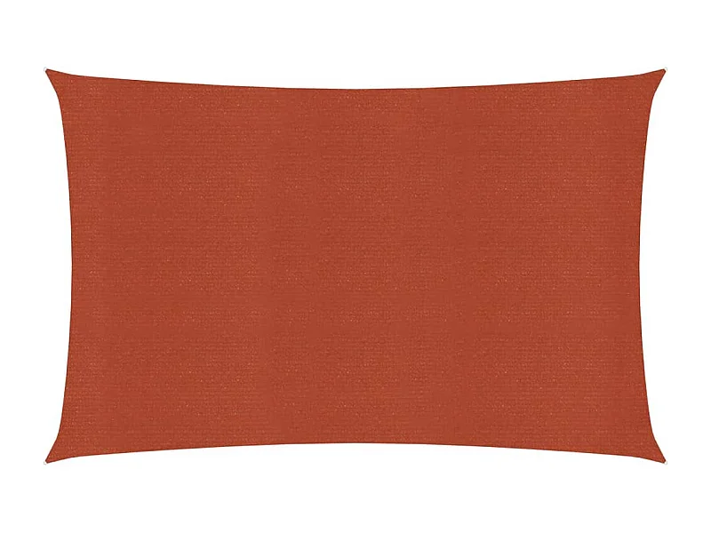 Voile d'ombrage 160 g/m² Terre cuite 2,5x5 m PEHD FR45584