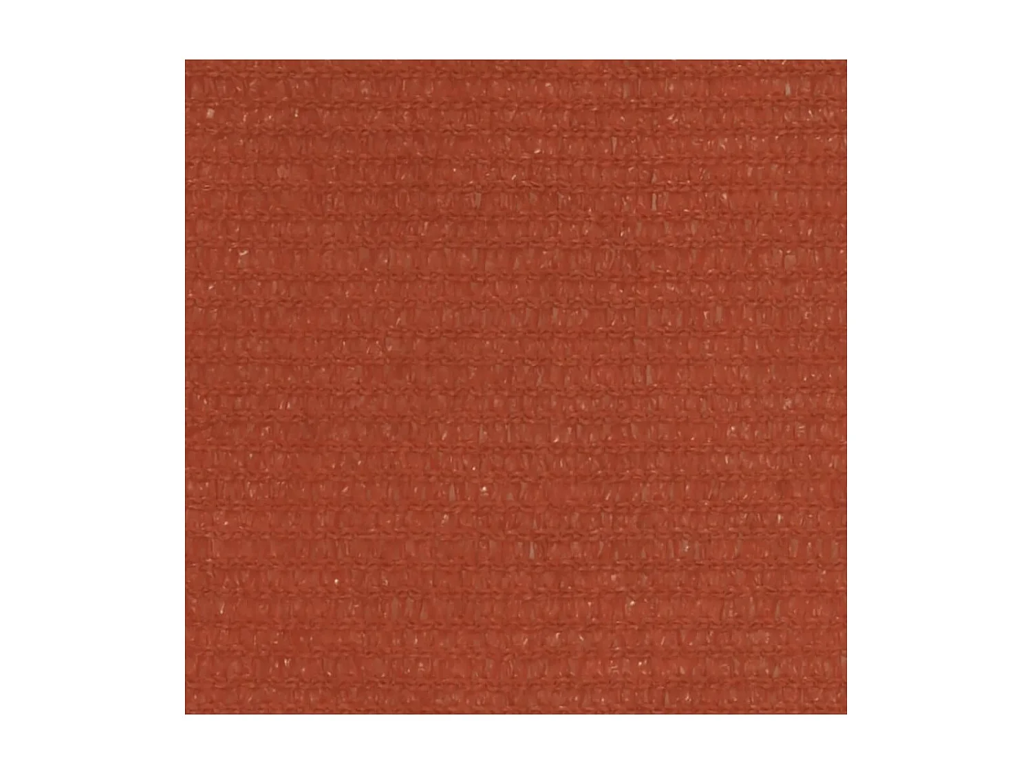 Voile d'ombrage 160 g/m² Terre cuite 4x4 m PEHD FR32926