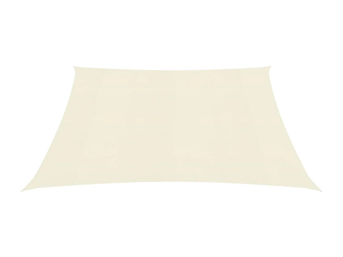 Voile d'ombrage 160 g/m² Crème 3x3 m PEHD FR92354