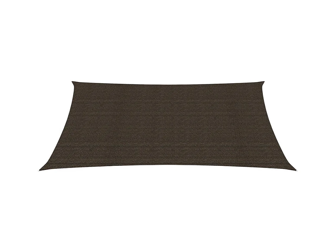 Zonnezeil 160 g/m² 2,5x4,5 m HDPE bruin BE293305